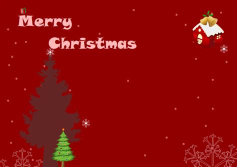 simple christmas card templates free download
